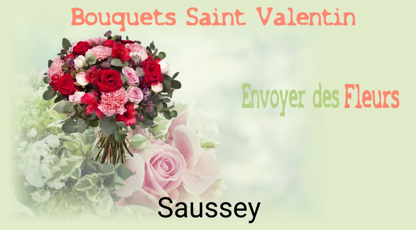 Roses de Saint-Valentin livrées à Saussey